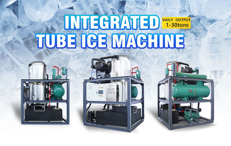 ice tube machine เครื่องจักรน้ำแข็งหลอดรวม
