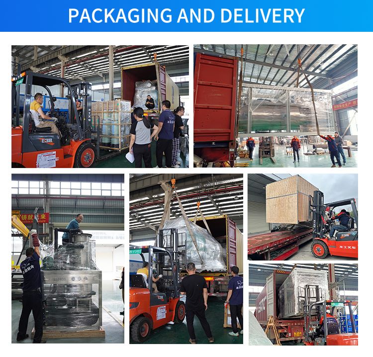 Icemedal ice machine packaging and delivery วิธีการบรรจุเครื่องทำน้ำแข็ง