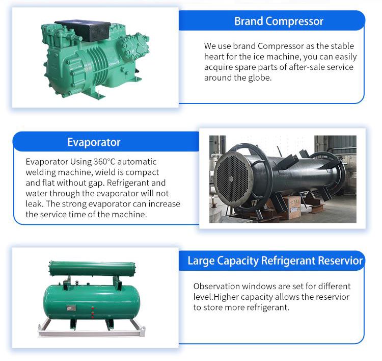 Efficient Refrigeration System หน่วยทำความเย็นเครื่องทำน้ำแข็งหลอด
