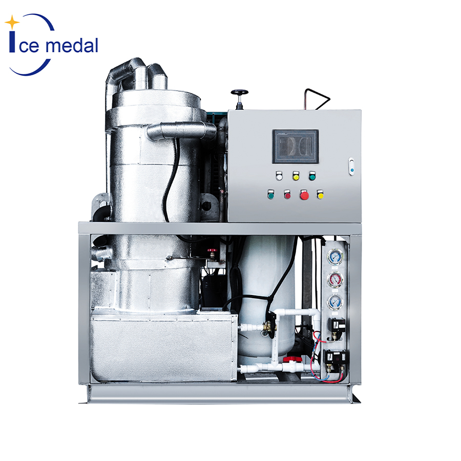 Icemedal IMT1 1 ตันต่อวัน PLC Controller Tube Ice Machine ยอดนิยมในฟิลิปปินส์