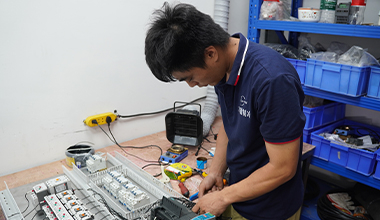  การประมวลผลแผงไฟฟ้า 