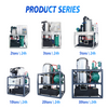 เครื่องทำน้ำแข็งหลอดรวม 15t ราคาอินโดนีเซียสำหรับอุตสาหกรรมแปรรูปอาหาร / เครื่องดื่มเย็น
