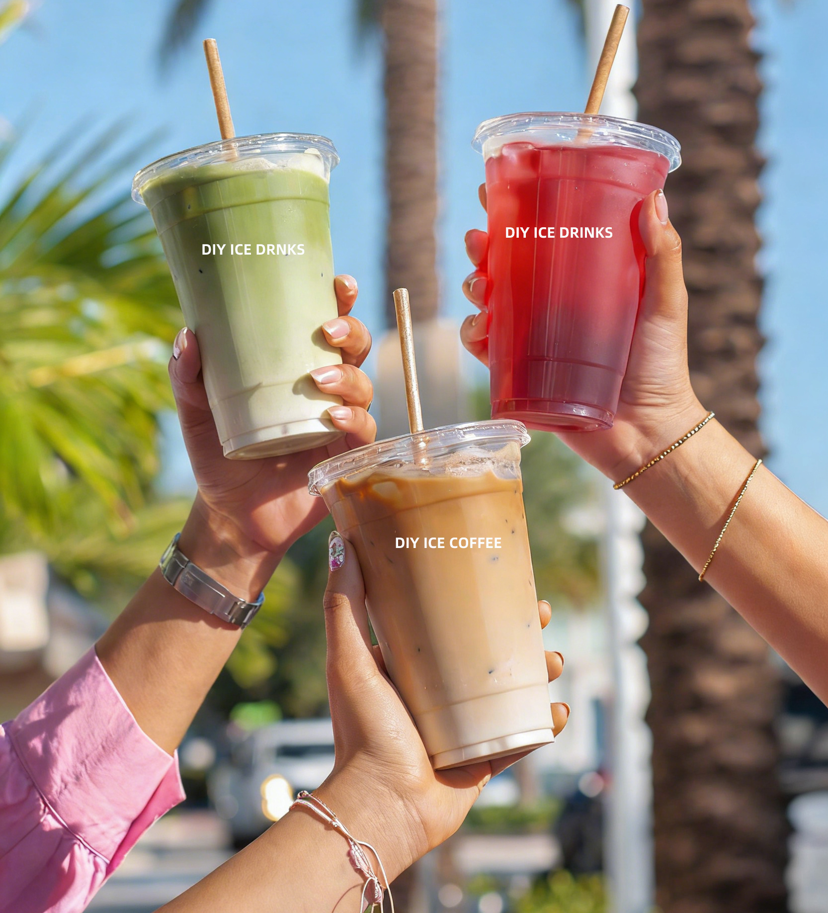 ถ้วยน้ำแข็งสำหรับเครื่องดื่มเย็น ๆ