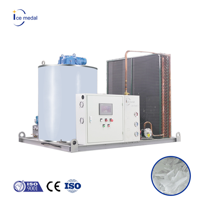 ICEMEDAL IMF5 5 ตันต่อวัน Flake Ice Machine สำหรับซุปเปอร์มาร์เก็ต