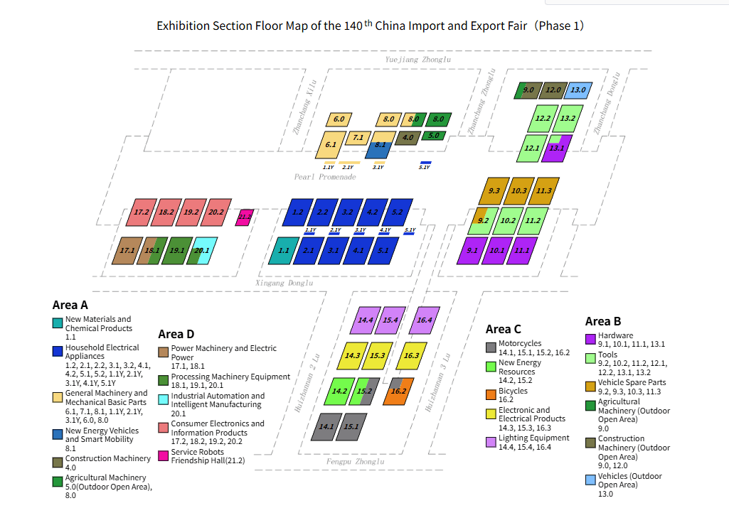 แผนที่แสดงที่ตั้งบูธ ICEMEDAL Canton Fair 2026 Area A Hall 8.1.png