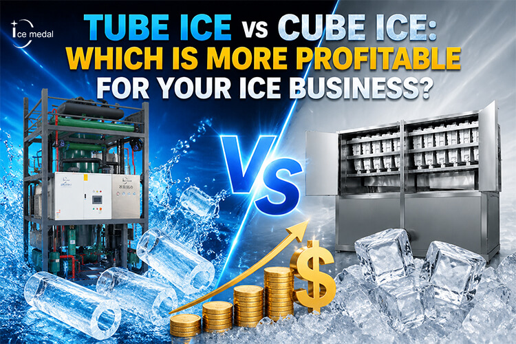 Tube Ice กับ Cube Ice: อะไรให้ผลกำไรมากกว่าสำหรับธุรกิจน้ำแข็งของคุณ?